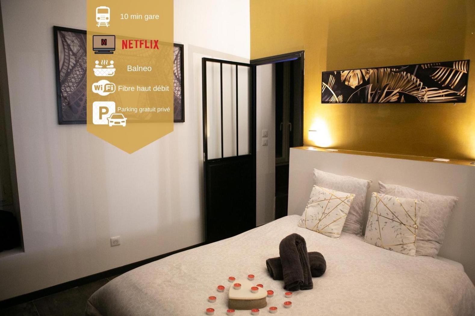 Loft De Courcaille - Balneo - Free Parking - Wifi Lägenhet Orléans Exteriör bild
